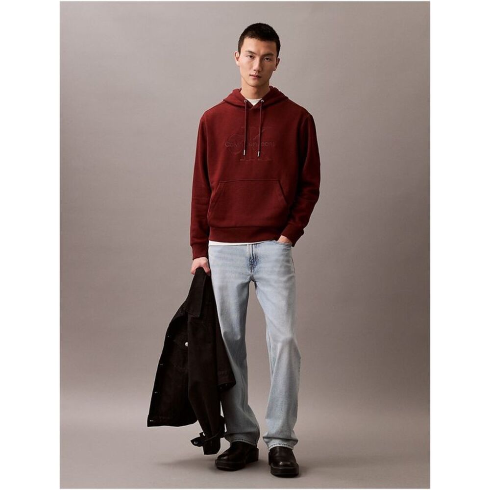 Calvin Klein Mens Embroidered-Logo Hoodie Sweatshirt, NWT
